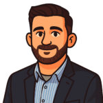 Cartoon portrait of Greg Siele